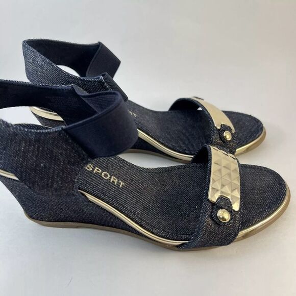 Anne Klein Womens Latasha Casual Platform Sandals Size 8 - Picture 2 of 6